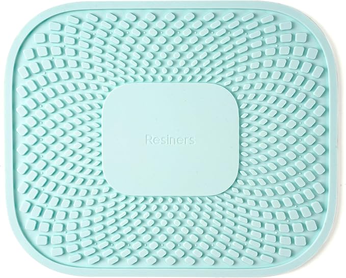 Resiners No Leakage Resin Mat, Silicone Mat for G3 Resin Curing Machine, Easy to Clean, 11.8" x 9.8" Heat Resistant Epoxy Resin Mat for Mold Casting, Jewelry Making, DIY Decor