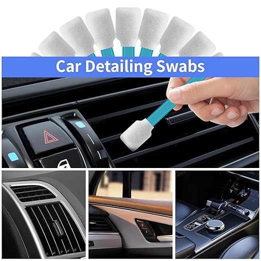Lint-Free Lab/Printer/Optical Printheads – 300 Pcs Foam Swabs for Inkjet Printheads, Sensors, Electronics, Cameras, Car Detailing, Optical Equipment and Precision Tools