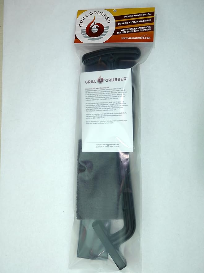 BBQ Cleaning Brush Safe for People, Bristle-Free - NO Bristles That can Stick to Your Food, Made in USA!