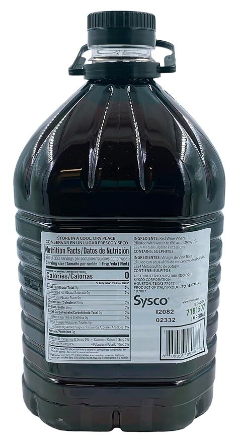 Arrezzio Red Wine Vinegar | Imported from Italy | 1.32 Gallon