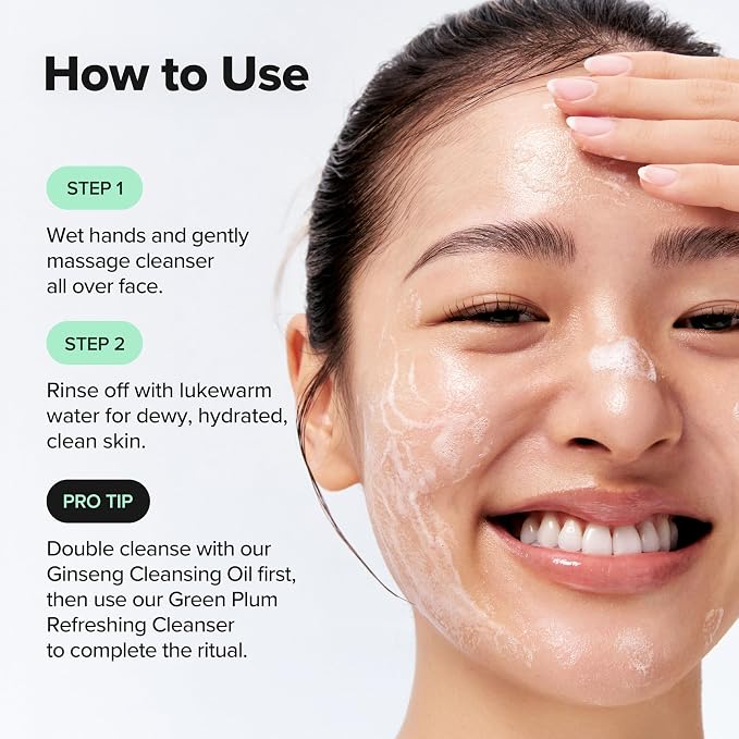 Beauty of Joseon Green Plum Refreshing Cleanser Gel Type Deep Pore Cleansing, Face Wash, For All Skin Types, Korean Skincare 200ml, 6.76 fl.oz