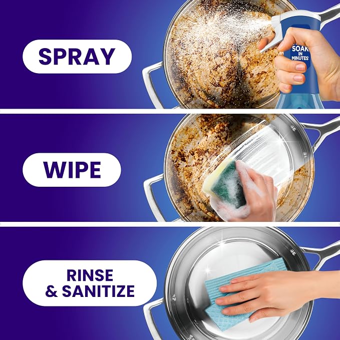 Dawn PRO Heavy Duty Powerwash, Bulk Foaming Dish Spray Refills for Cleaning Burnt-On Grease in Commercial Kitchens, 16 fl oz (Case of 6)
