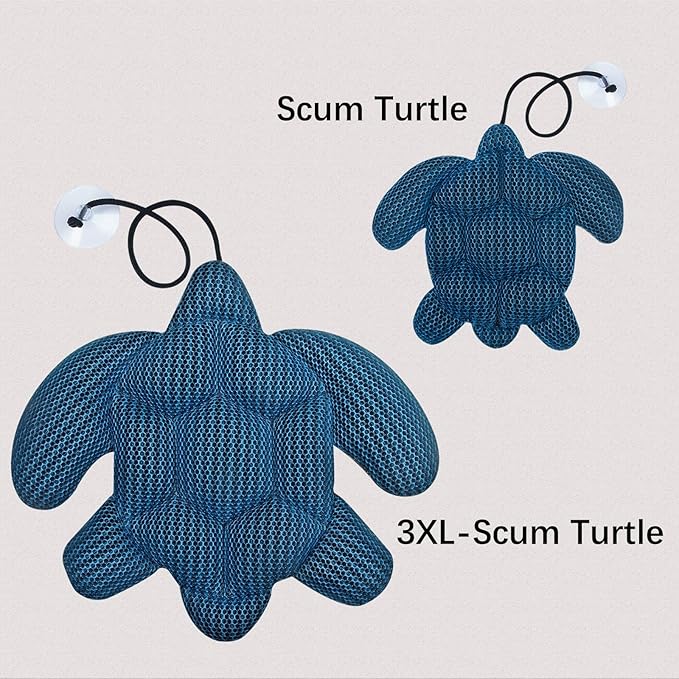 ANSLCA 2 Pack Hot Tub Scum Absorber for Spa Hot Tub Cleaner, Oversized 3XL-Scum Turtle Hot Tub Cleaner Hot Tub Sponges - Must Have Hot Tub Accessories - Keeps Your Spa Hot Tub Water Clean and Clear