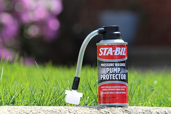STA-BIL Pump Protector - Protects Pressure Washer Pumps and Other Internal Components During Storage, Next Gen Anti-Freeze and Lubricant Formula, 4oz (22007)
