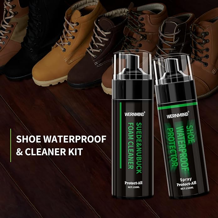 Suede Shoe Waterproof protecter Spray White Shoe Sneaker Cleaner kit Tennis Cleaning Kit Boot Fabric Shoe Cleaner Set