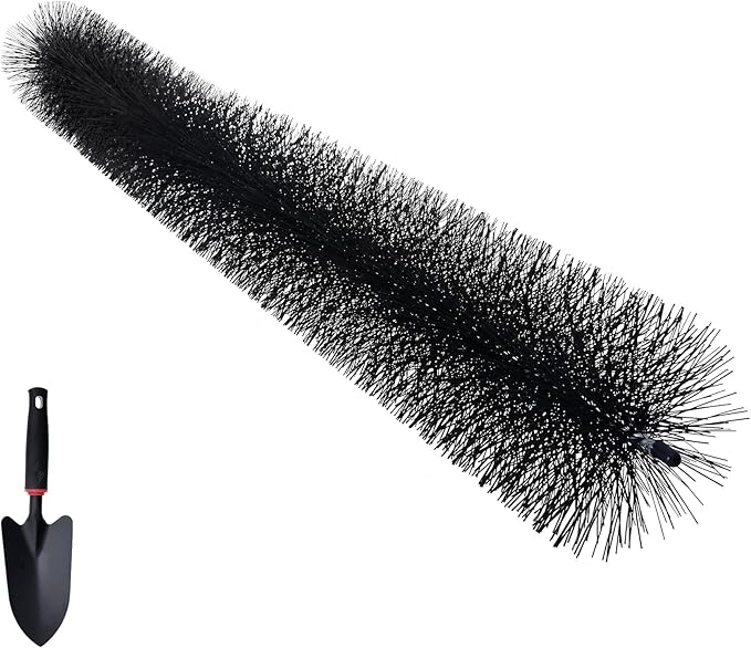 VEVOR Gutter Brush, 4.33 inch Diameter 80 Feet Total Length Gutter Cleaning Tools, Ground-Level Brush Leaf Guard for 5 Inch Gutters, Easily Clear Roof Leaves and Debris, 27 Pack