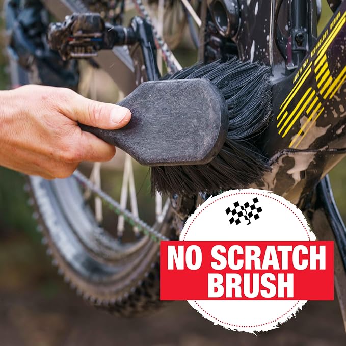 Finish Line Easy-Pro 5 Piece Mechanic’s Bicycle Cleaning Brush Set – Professional-Grade Kit with Chain Keeper, Durable Multi-Surface Brushes | bike-cleaning-tools