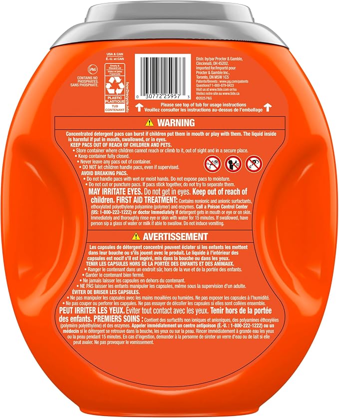 Tide PODS Laundry Detergent Soap with Downy 4-in-1 Stain Remover Freshness Softness Detergent pacs, April Fresh Scent, 85 Count
