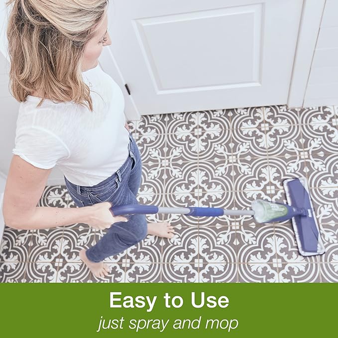 Bona Multi-Surface Floor Premium Spray Mop & Microfiber Cleaning Pad & Multi-Surface Floor Cleaner Refill - 128 fl oz - Residue-Free Floor Cleaning Solution
