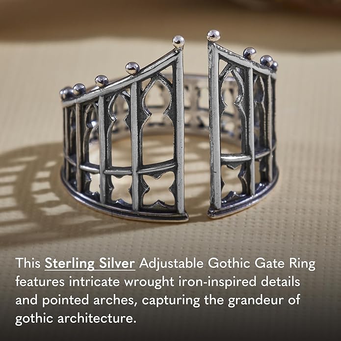 NINA DESIGNS Sterling Silver Rings - Adjustable Ring, Silver Jewelry for Women, 925 Sterling Silver, Gift for Women Women’s Rings