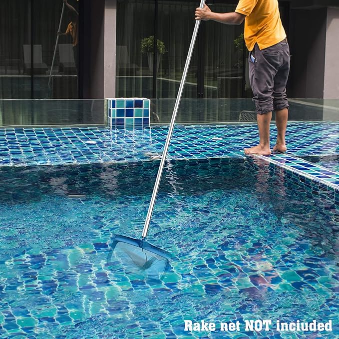 POOLWHALE Pool Skimmer Net with 10ft Pool Pole