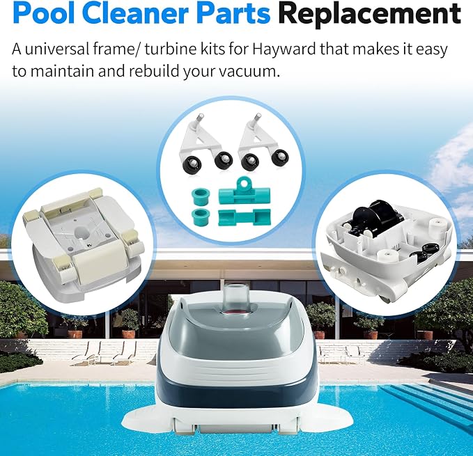 Pool Cleaner Pod Kit AXV417WHP for Hayward Pool Vacuum Part Replaces, and AXV621DAT Pool Vac A-Frame/Turbine Tune-Up Rebuild Kit, Compatible with Hayward Navigator Pool Vac Ultra Pool Cleaner