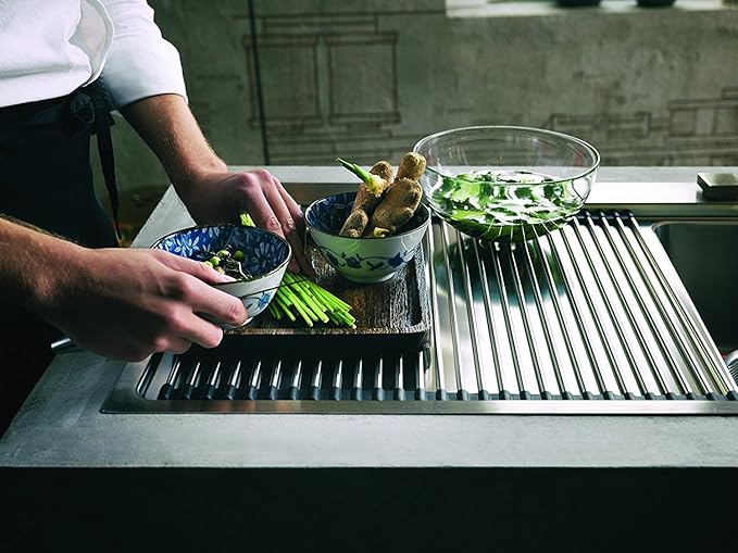 Franke UV-36RM Universal Kitchen Roller Mat, Stainless Steel