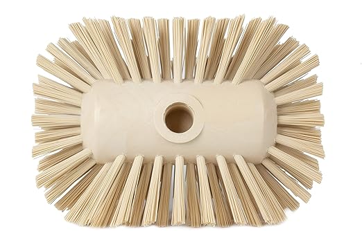 SPARTA Kettle Brush, Essential Scrubber with Flared Head for Cleaning Tanks and Kettles, 5.25" x 7.5", 1 Count, Tan
