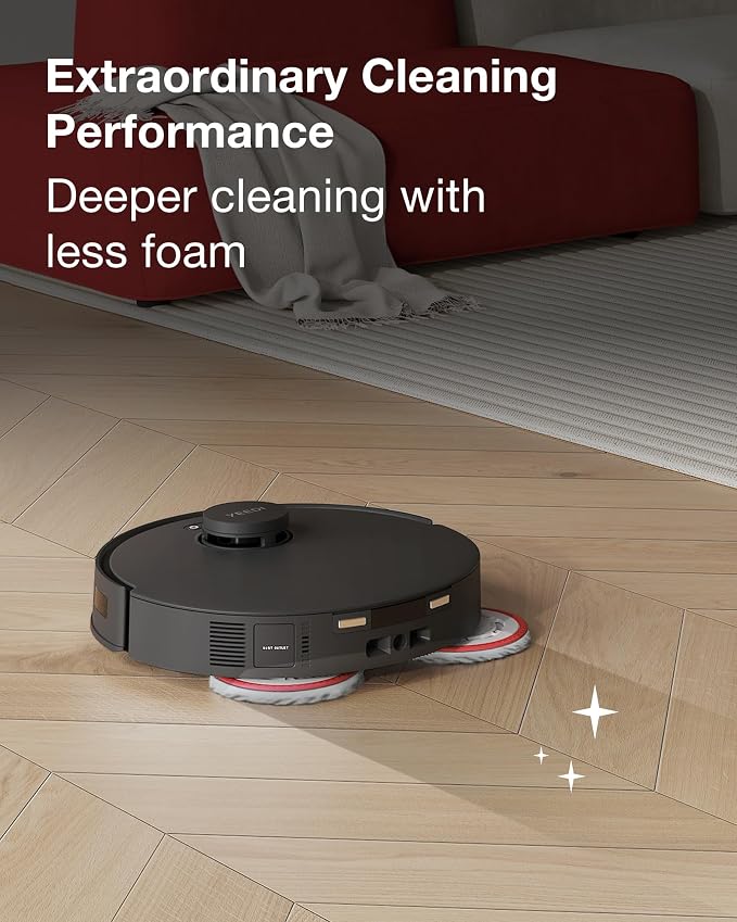 Yeedi Cleaning Solution (1L)*1 Compatible with S20/S16/S14/M16/M14/M12//C14/C12 Series Robotic Vacuum Cleaner, Included Cleaning Solution (1L) (1pc)