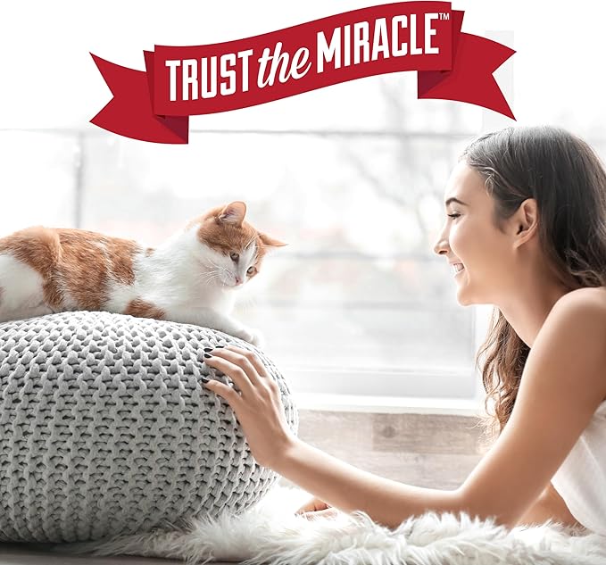 Nature's Miracle Advanced Cat Stain and Odor Eliminator Spray, Severe Mess Enzymatic Formula For Tough Pet Messes, 32 oz