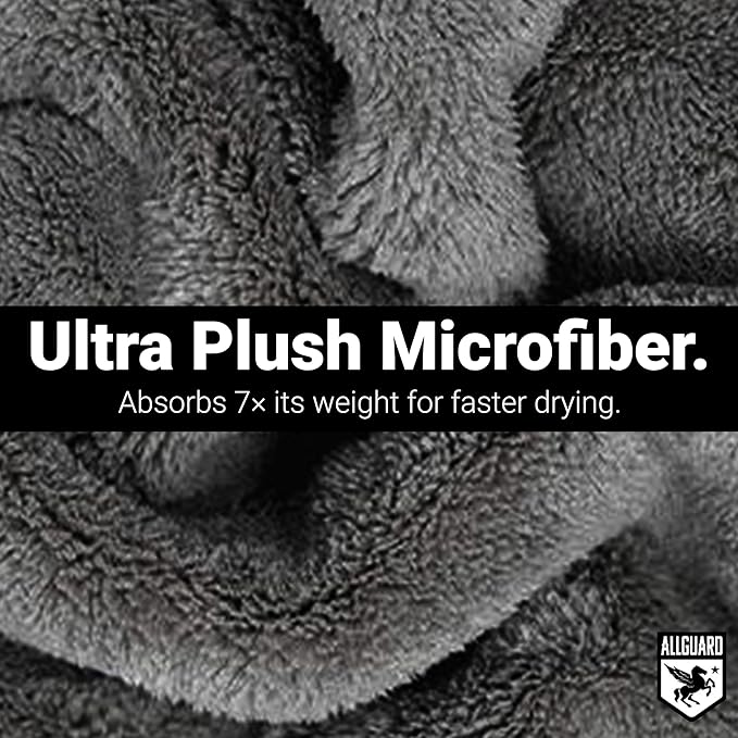 Microfiber Towels for Cars (2 Pack) & Clutch Gloss Car Detailing Spray – Ultra-Absorbent Car Drying Towels & Quick Detailer Drying Aid, Scratch-Free, High Absorbency Cleaning Cloths, 36"x25"