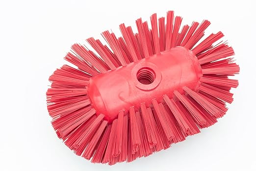 SPARTA Kettle Brush, Essential Scrubber with Flared Head for Cleaning Tanks and Kettles, 5.25" x 7.5", 1 Count, Red