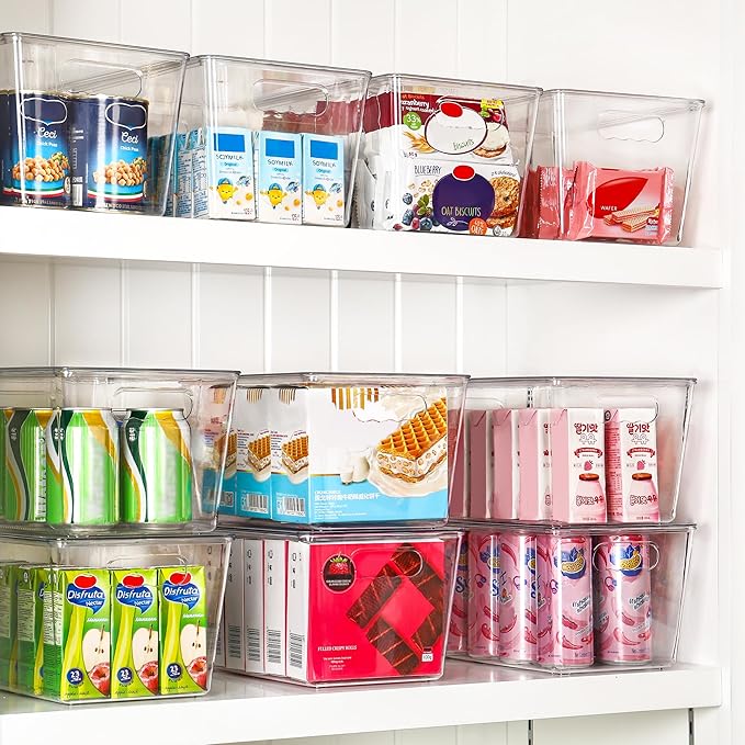 Vtopmart 6 Pack Bins and 4 Pack Under Sink Organizer