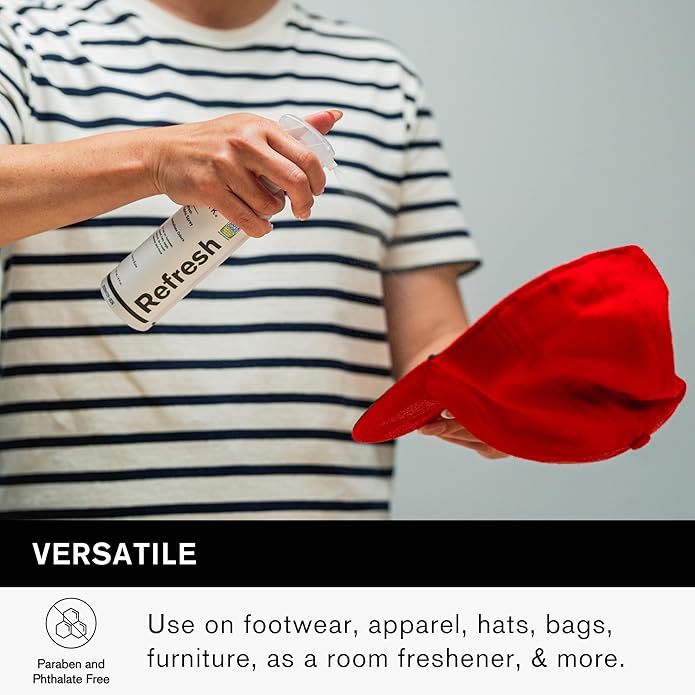Jason Markk Repel Spray & Refresh Bundle, Non-Aerosol Water & Stain Repellent Spray w/Shoe Deodorizer, Safe for Leather, Suede, Nubuck, Canvas, Cotton, Nylon, Knit, Woven, Mesh