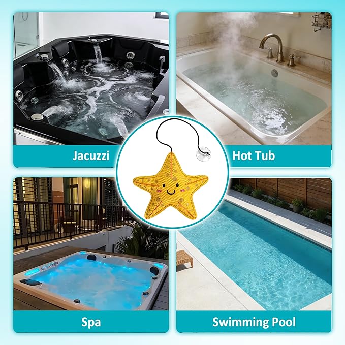 Hot Tub Scum Absorber Accessories, Hot Tub Accessories for Spa & Pool, Hot Tub Scum Sponge for Hot Tub Oil Absorbing Sponge for Hot Tub Spa Accessories, Hot Tub Sponge Scum Repeat Use. ﻿