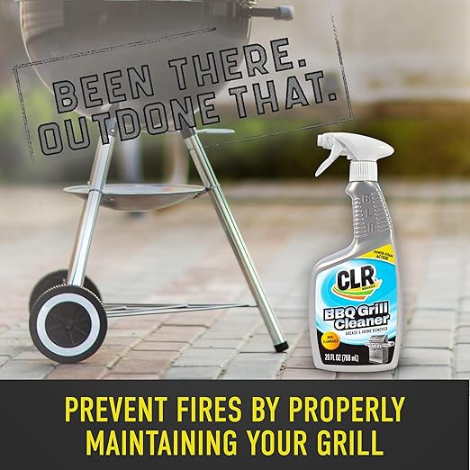 CLR Clean & Ready Grill, BBQ Grill Cleaner, 26 Ounce Spray Bottle, PB-BBQ-26