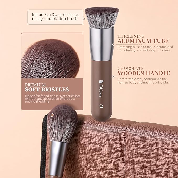 DUcare Makeup Brushes +Makeup Brush Cleaner