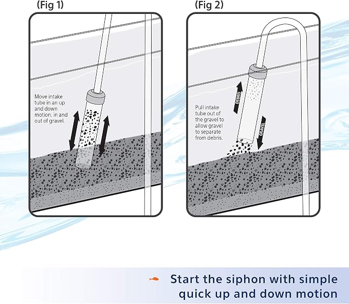 Aqueon Aquarium Siphon Vacuum Gravel Cleaner Large - 16 Inches