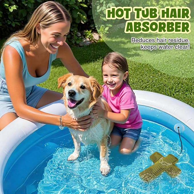 Ray Hot Tub Scum Absorber - Reusable Stingray Floating Spa Sponge & Oil Remover with Optional Tether - Washable Devilfish Oil Absorbing Sponge for Jacuzzi, Pool, and Bath (Cross 1 Pack)