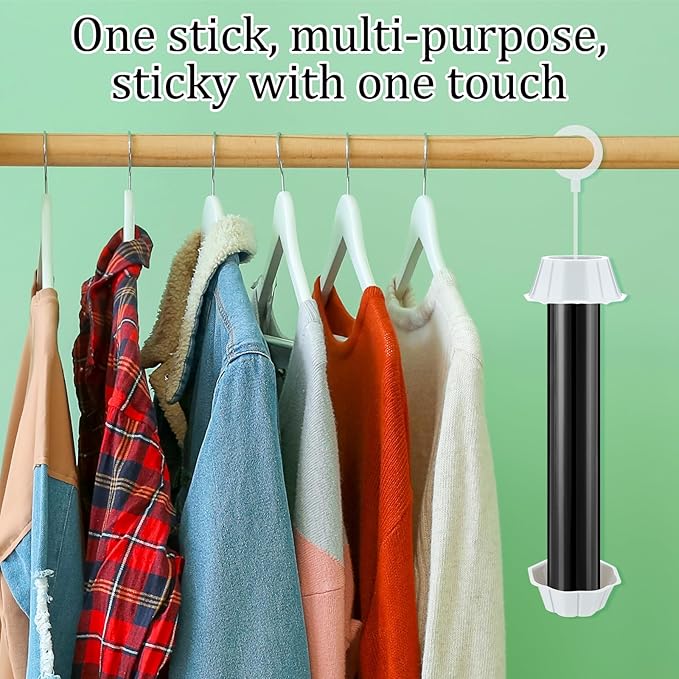 Qualirey Fly Traps for Indoor Outdoor Hanging Fruit Fly Stick Trap Sticky Mosquito for Home Insect 10 x 2.5 Inches(Black,12 Pcs)