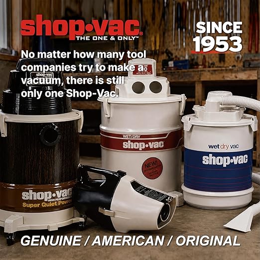 Shop-Vac 2.5 Gallon 2.0 Peak HP Wet Dry Vacuum with Blower, Wall-Mounted Portable Shopvac with 10 Feet Cord, 1.25 Inch x 4 Feet Hose, Small Vacuum Cleaner Ideal for Garage, Workshop & Home, 5430095