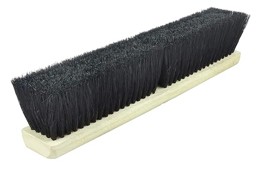 Weiler 42114 14" Block Size, Black Tampico Fill, Medium Sweep Floor Brush