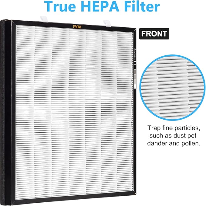 H13 True HEPA Replacement Filter Compatible with Life Cell 1550, FITS 1550 Model ONLY