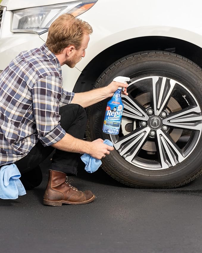 Glass Shield Windshield Rain Repellent Coating with Cleaner - Auto Detailing Kit - Repels Rain, Sleet, Snow, Bugs - 3 pack