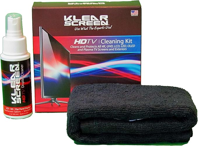 Large TV Cleaning Screen Cleaner for Tvs, Gaming Monitors, LCD, LED, OLED, LED, Made in The USA