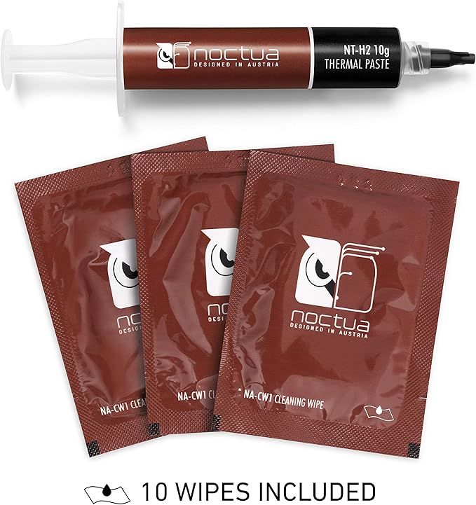 Noctua NT-H2 10g, Thermal Computer Paste incl. 10 Cleaning Wipes (10g)