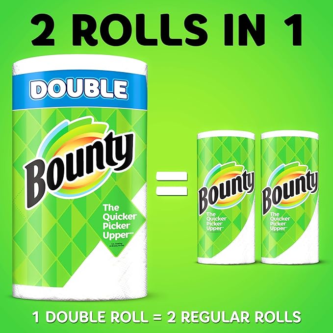 Bounty® Select-A-Size® 2-Ply Paper Towels, 83 Sheets Per Roll, Pack Of 8 Rolls