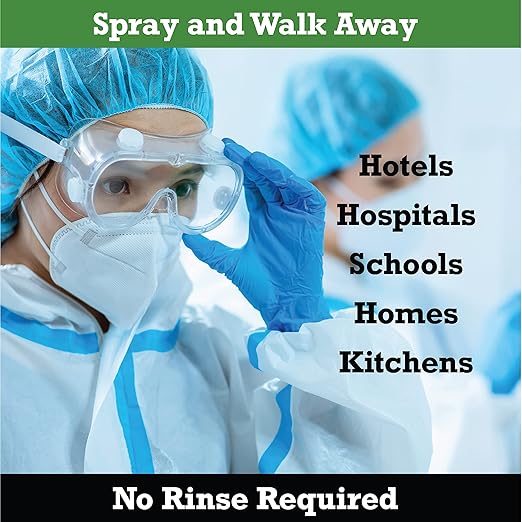 SNiPER Hospital Disinfectant, Odor Eliminator & All-Purpose Cleaner, Set of 4 Ounce Spray, 32 Ounce Spray, and 1 Gallon Bottle