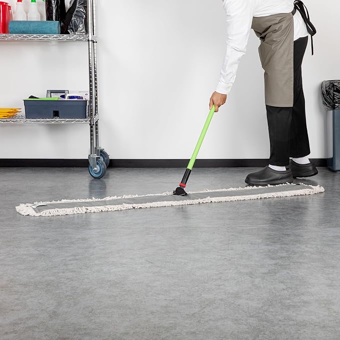 Restaurantware-MOP HEAD ONLY: Clean Tek Professional 59.84 x 5 Inch Dry Mop Head, 1 For Dusting - Frame And Handle Sold Separately, Disposable, Cotton, For Home And Office
