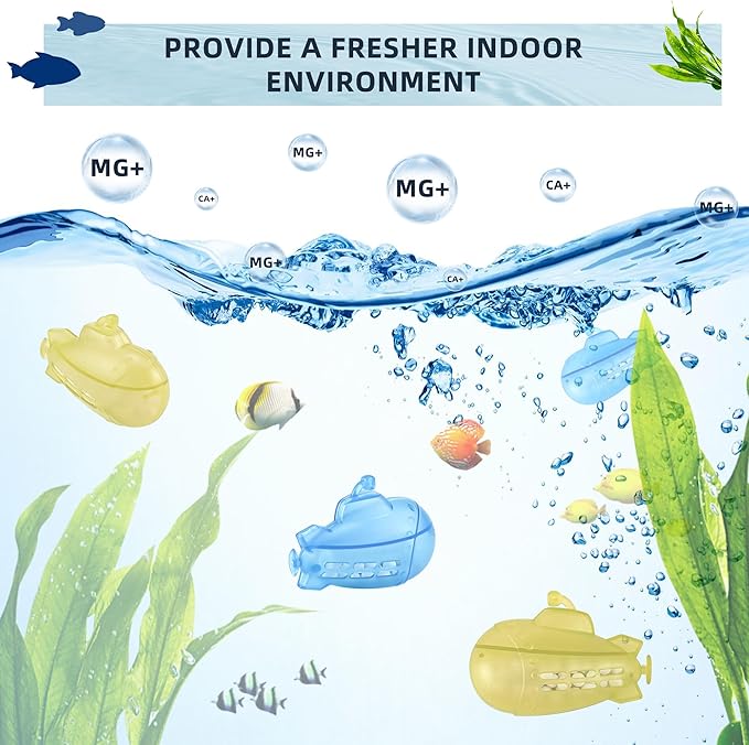 AMI PARTS Universal Humidifier Tank Cleaner Humidifier Cleaner Float Submarine for Warm&Cool Most Humidifiers and Fish Tank, Purifie Water, Soften Hard Water, Prevents Hard Water Build-Up