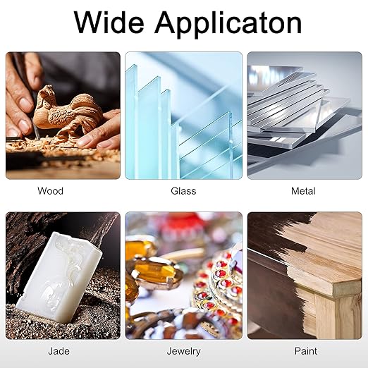 75PCS Mini Polishing Kit, Polishing Bit Abrasive Buffing Wheels Wire Brushes Flap Wheels Set for Rotary Tool, 1/8" (3mm) Shank