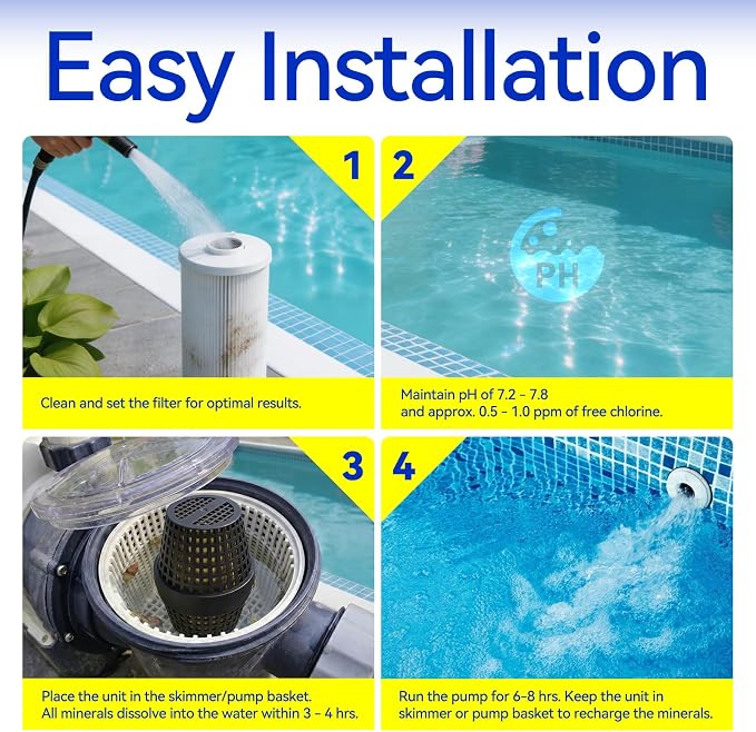 Unit 20k-30k Gallons Replacement, Compatible with Cartridge In-Ground Pool Floaters
