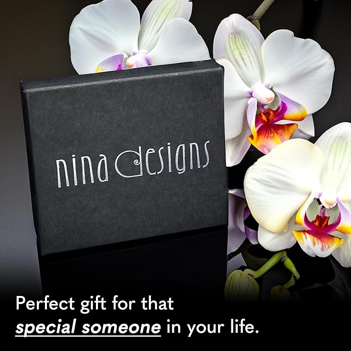 NINA DESIGNS Sterling Silver Rings - Adjustable Ring, Silver Jewelry for Women, 925 Sterling Silver, Gift for Women Women’s Rings