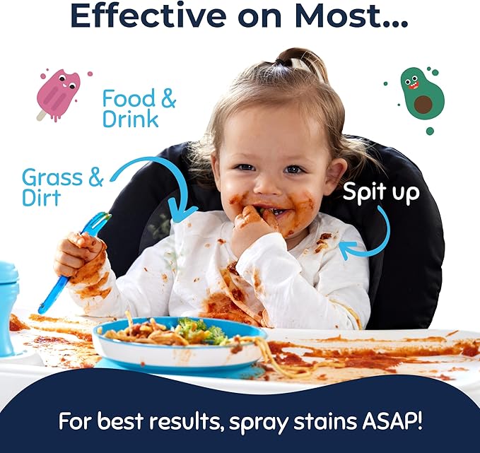 Miss Mouth's Messy Eater Stain Treater 16oz Bottle and Refill and 2 Pack To Go Instant Stain Remover Pen Bundle
