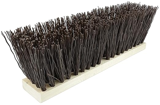 Weiler 42174 24" Street Broom, 5-1/4" Trim Length, Brown Polypropylene Fill, Made in the USA (Pack of 6)