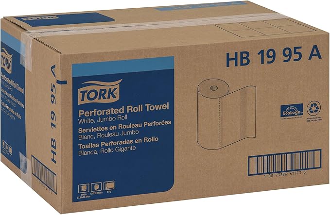 Universal Perforated Towel Roll, Two-Ply, 11 x 9, White, 210/Roll
