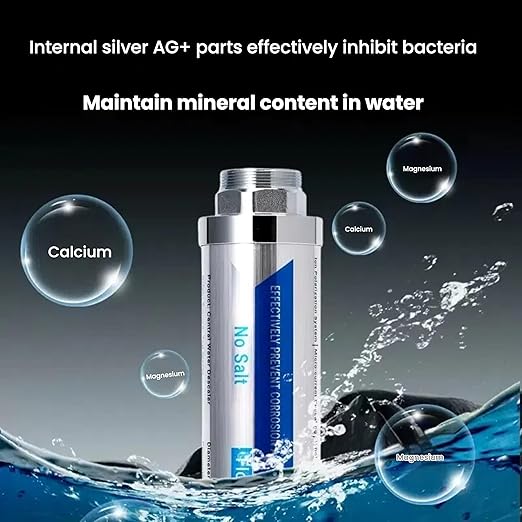 Salt-Free Whole House Water Descaler-1.2" and ¾ NPT Water Descaler System, Prevents Limescale in Pipes, Water Heaters & Boilers, 10-Year Durability, No Salt or Maintenance