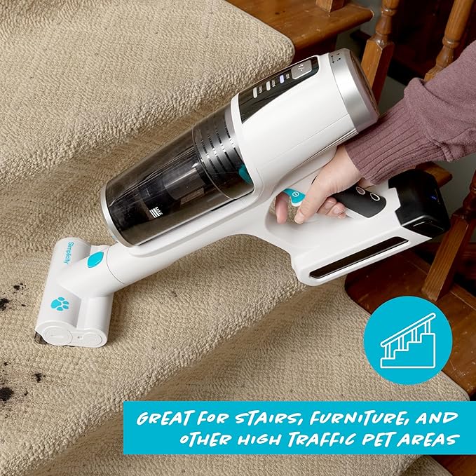 Pet and Upholstery Tool S67TURBO, Motorized Accessory Only for the S67 Cordless Stick and Hand Vacuum, Ideal for Cleaning Pets Hair, Stairs, Furniture, Cars, and More