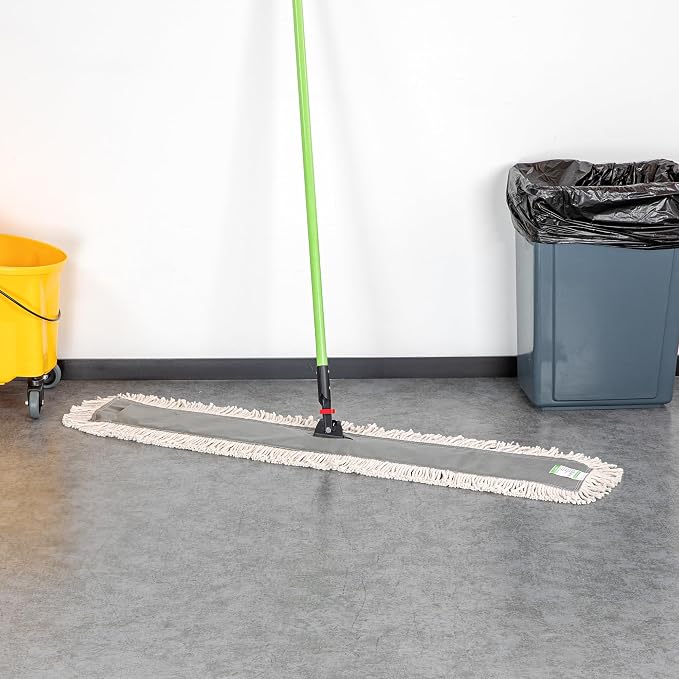 Restaurantware-MOP HEAD ONLY: Clean Tek Professional 48 x 5 Inch Dry Mop Head, 1 For Dusting - Frame Sold Separately, Disposable, Cotton, For Home And Commercial Use