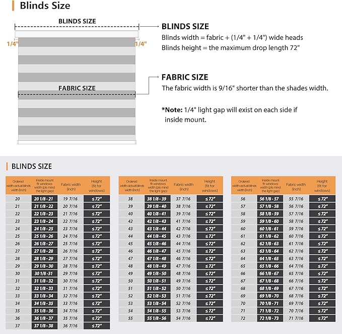 LazBlinds Cordless Zebra Blinds for Windows 29.5"x72", White | Free-Stop Roller Windows Shades with Cassette, Light Filtering Dual Layer Sheer Shades for Home and Office